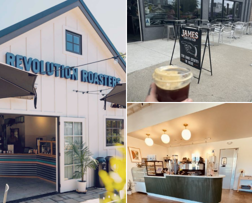 good coffee in san diego? look no further cover photo collage