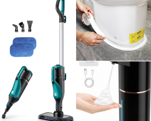 Helpful cleaning Items cover photo collage