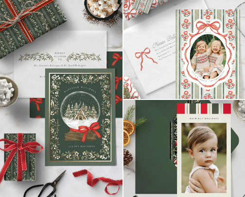 Delightfully Fun Christmas Cards cover photo collage