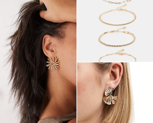 Women's jewellery cover photo collage