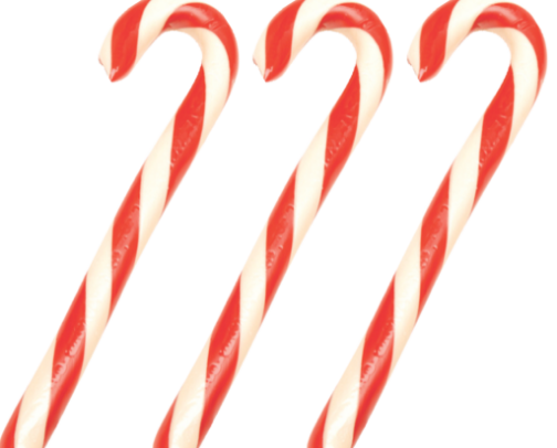 Candy canes cover photo collage