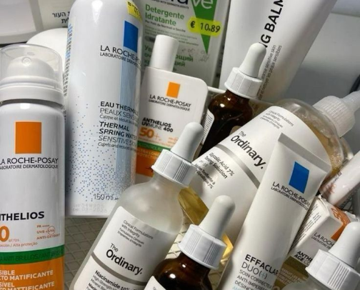 Skincare cover photo collage