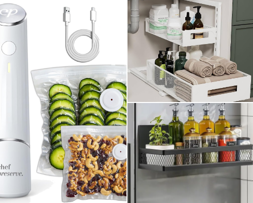 Best Small Kitchen Organization Hacks to Maximize Counter and Cabinet Space cover photo collage