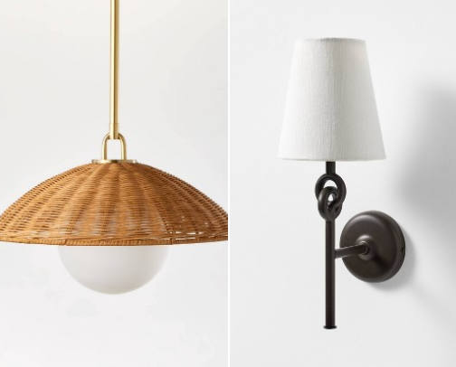 Amber Lewis Style Light Fixtures That Look Expensive cover photo collage