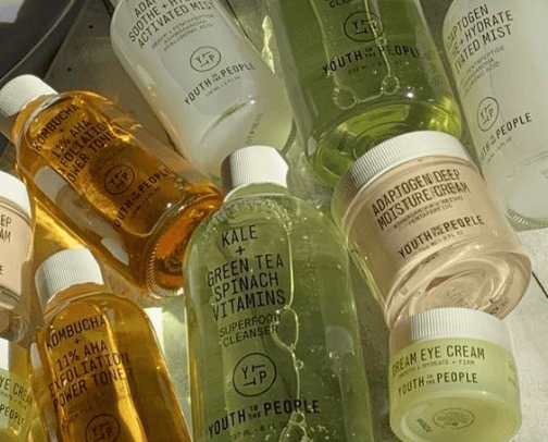 skincare brands cover photo collage