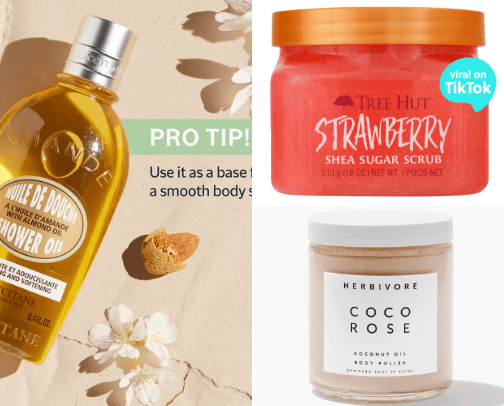 Must have body care essentials cover photo collage