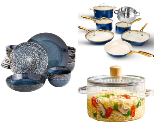 Beautiful Blues - Kitchen Finds cover photo collage