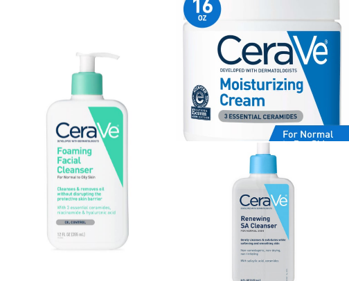 Skin care cover photo collage