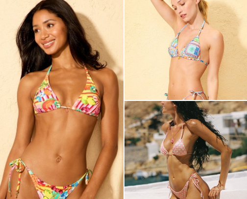 summer bikinis cover photo collage
