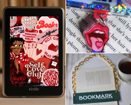 bookish gifts for the romance reader📚🎁 cover photo collage
