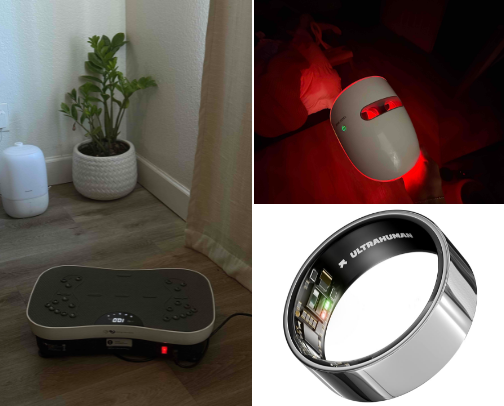 wellness gadgets in my household cover photo collage