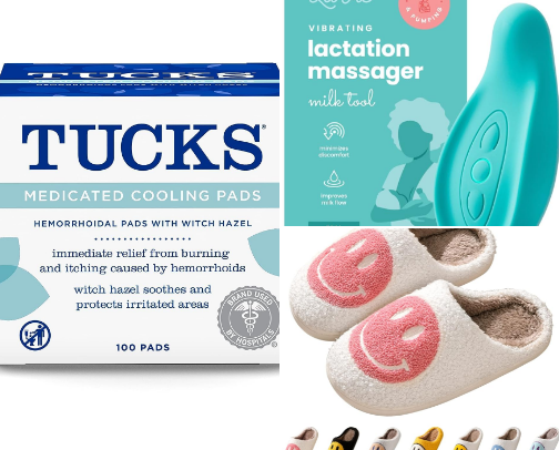 Hospital must haves for mom and baby cover photo collage