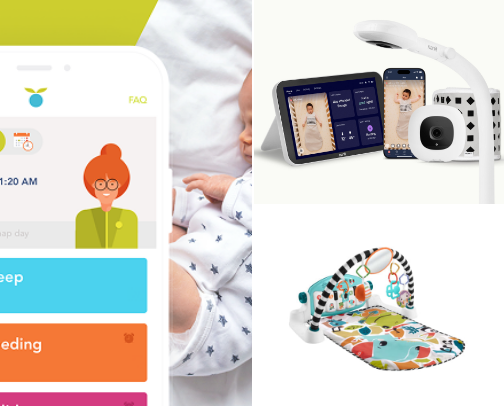 Baby products we’re loving at 4 months old! cover photo collage