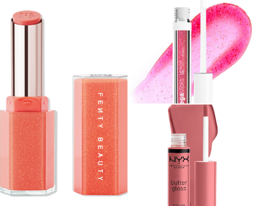 Top 5 lipglosses OF ALL TIME 🐐🔥 cover photo collage