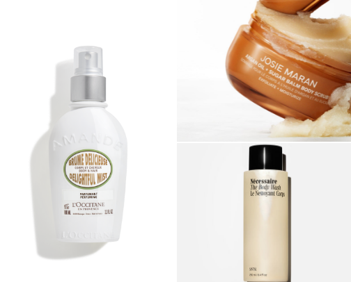 luxurious shower routine must-haves 🥂🫧 cover photo collage