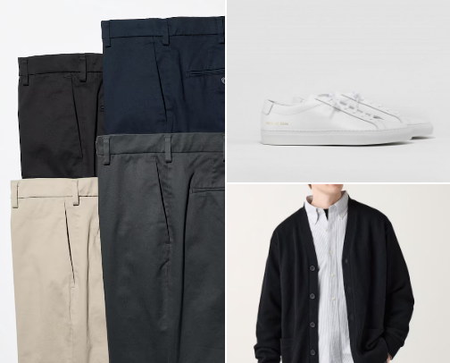 Office apparel cover photo collage