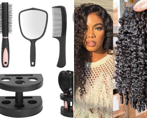 Amazon hair finds for black girls cover photo collage