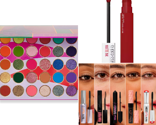 Makeup that the singer uses cover photo collage