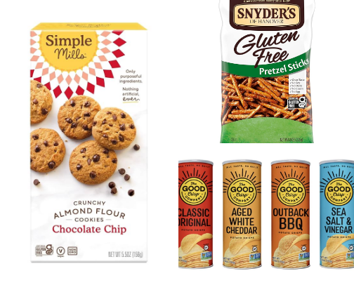 My favorite gluten free snacks cover photo collage