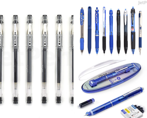 Pens! Writing utensils cover photo collage