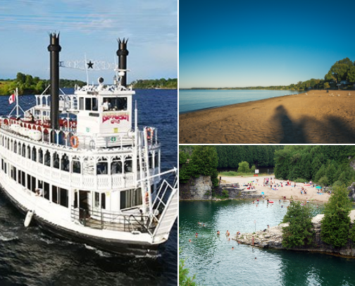 Travel to ontario cover photo collage