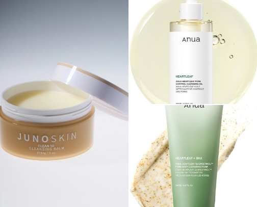 nighttime routine to glow up your skin cover photo collage