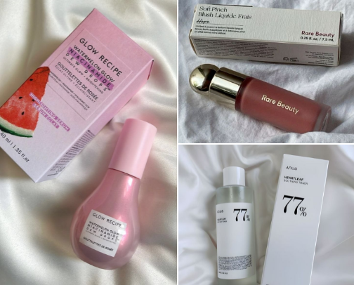 Skincare & Makeup cover photo collage