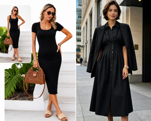 Viral Amazon French Girl Outfits & Aesthetic Dresses cover photo collage