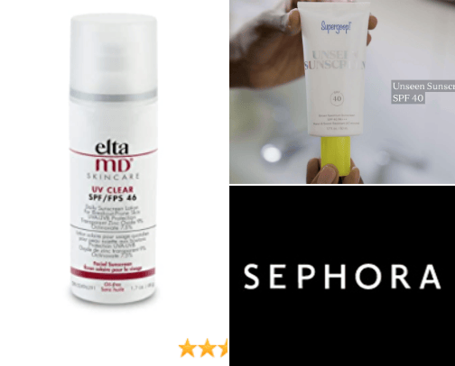 Beauty Products cover photo collage