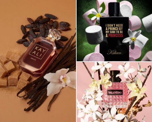 best vanilla perfumes🤍🍦 cover photo collage