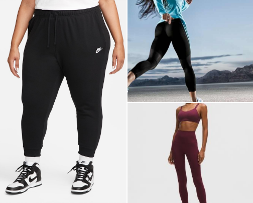 My fave gym pants cover photo collage