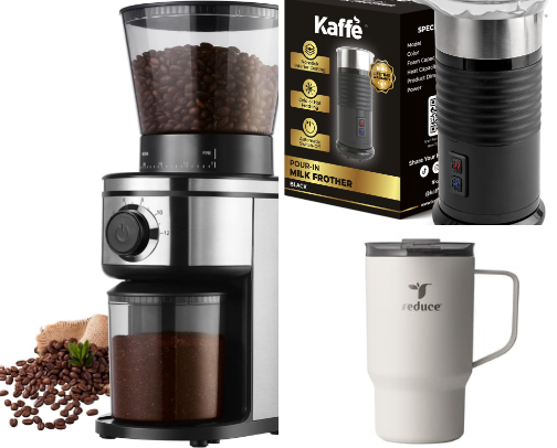 ☕ Coffee Lover Essentials (Powered by Caffeine & Good Decisions... Mostly) cover photo collage