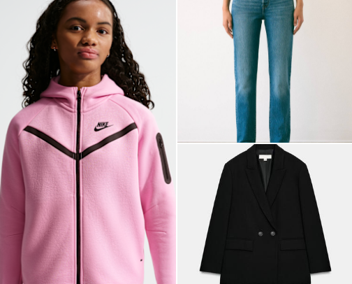 Clothing cover photo collage
