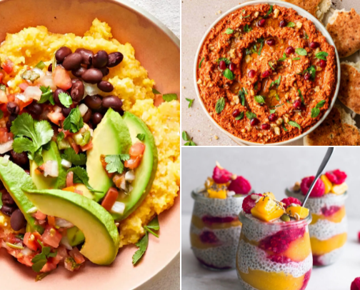 My favorite plant-based recipes cover photo collage
