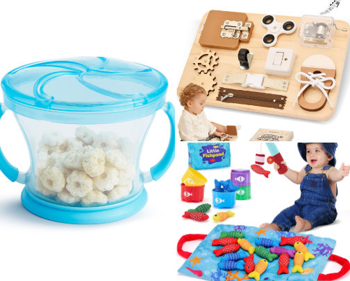 TikTok Made Me Buy It: Busy Mom + Toddler Must-Haves cover photo collage