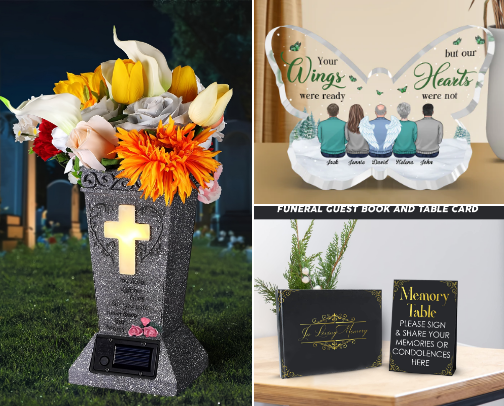 Memorial Gifts For Our Loving Family 😇 cover photo collage