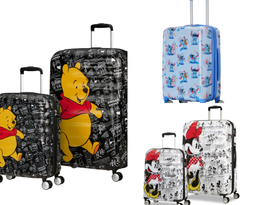 Luggage and travel bags cover photo collage