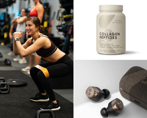 for the casual gym rat & wellness amateur 💪 cover photo collage