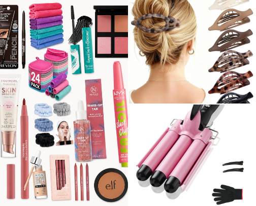 Hair | Makeup | Skincare cover photo collage