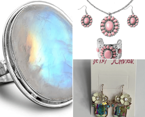 spring boho jewerly cover photo collage