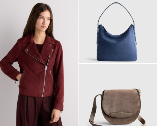 Fall Trend: Suede cover photo collage