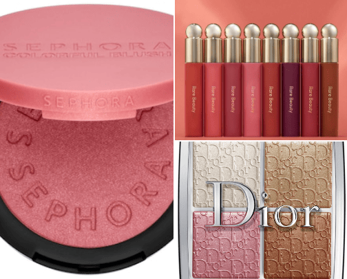 Essentials in your makeup cover photo collage