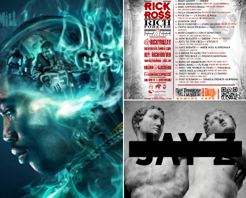 Music recommendations cover photo collage