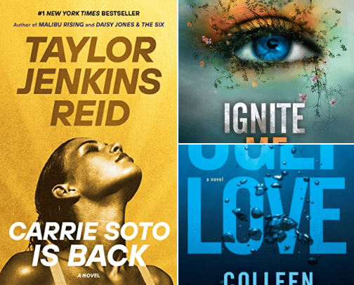 Latest trending on Goodreads 📚🪙 cover photo collage