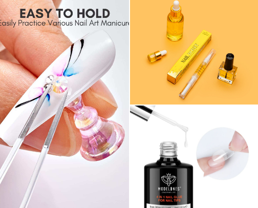 Useful items for at home nail techs! cover photo collage