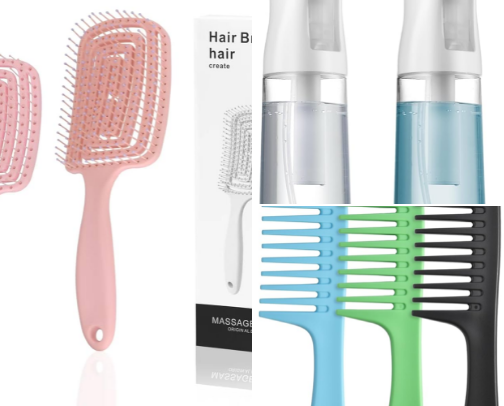 Hair Essentials for Natural Hair Girlies cover photo collage
