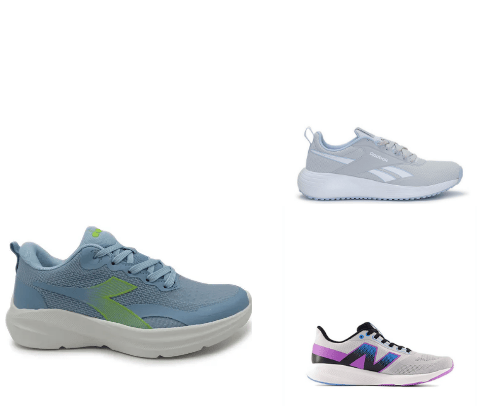 sports shoes cover photo collage