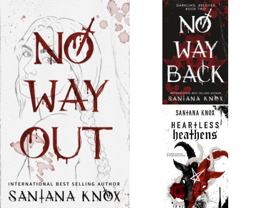 Santana Knox Books cover photo collage