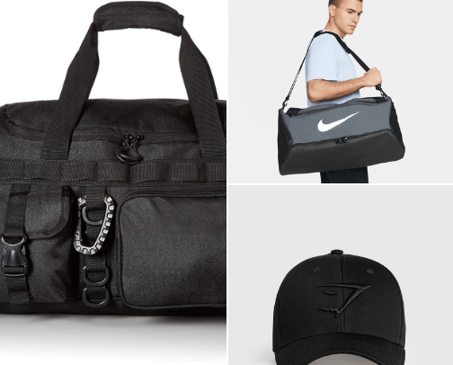 Stuff I Throw in My Gym Bag (That Actually Helps Me Train)” cover photo collage