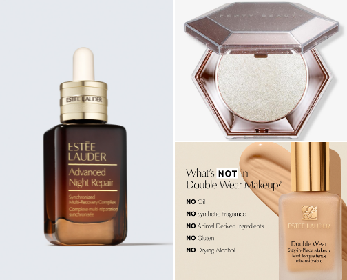 My favorite beauty recs cover photo collage